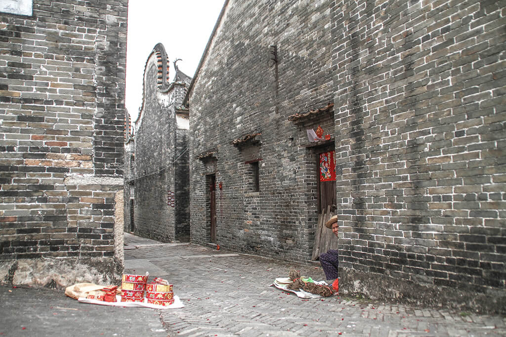 Licha Bagua village, guangdong_architecture on the road