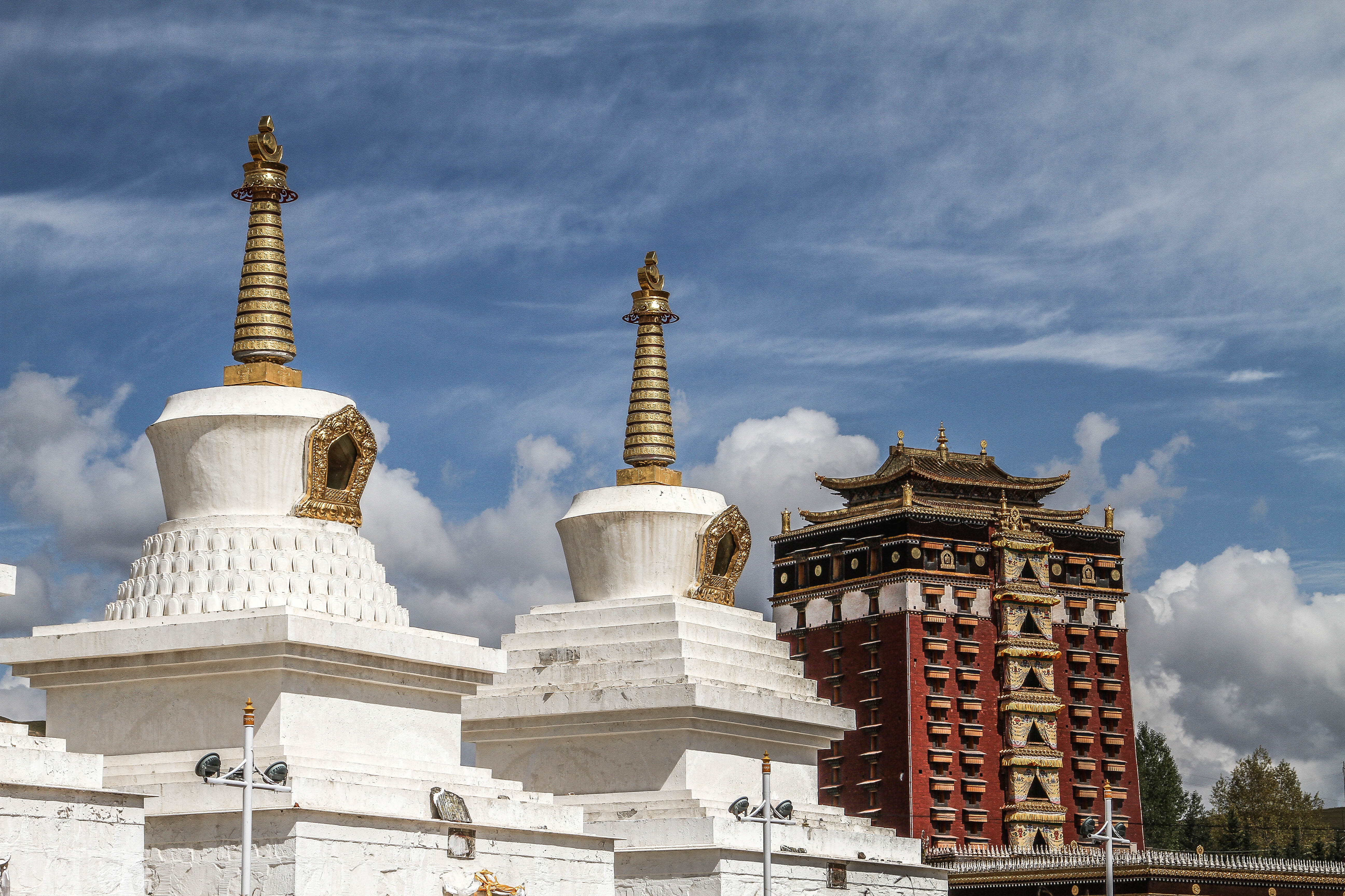 Milarepa Buddhist Palace Hezuo Gansu _ Architecture on the road