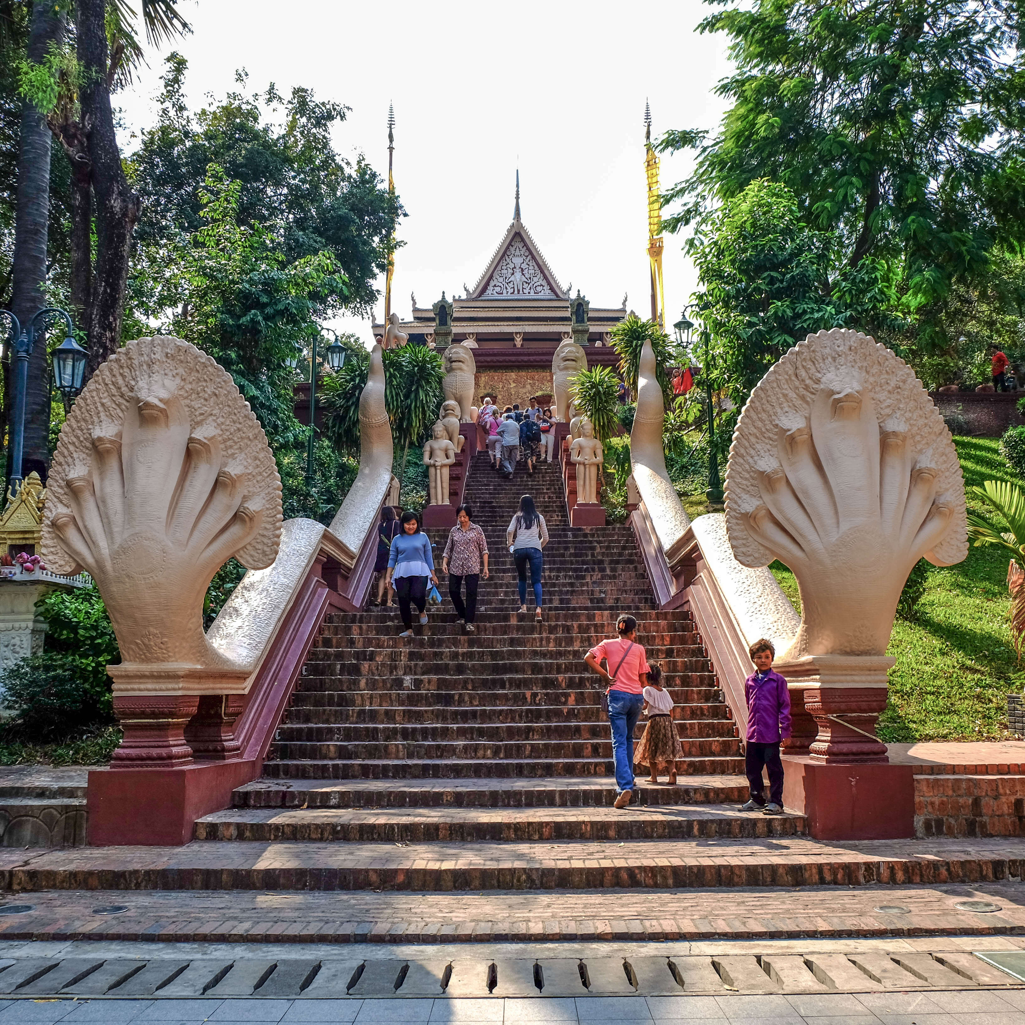 Phnom Penh Architecture - Wat Phnom Temple