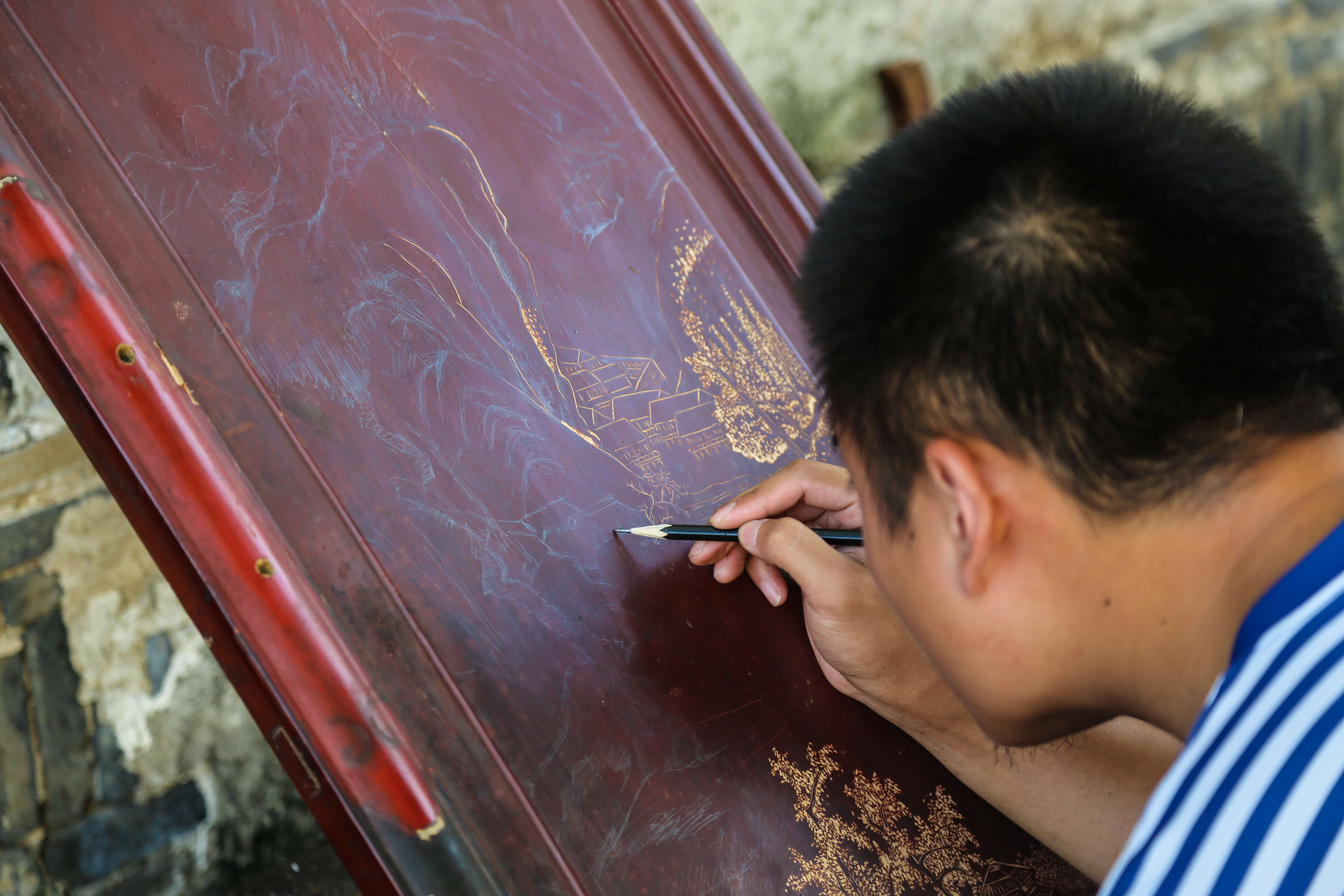 Suzhou_Tongli architecture and gardens_architecture on the road