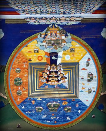 Mount Meru in Buddhist cosmlogy